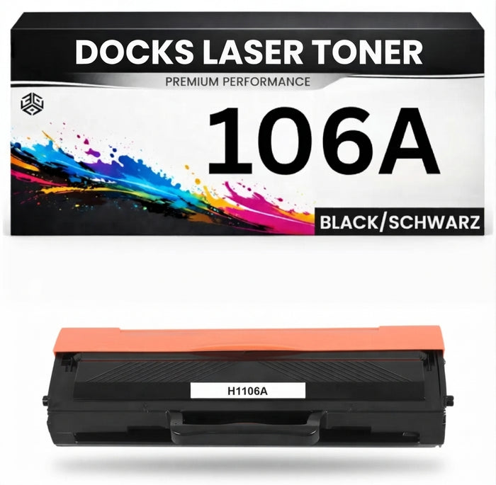 Toner kompatibel für HP W1106A Laser MFP 137fwg/HP Laser 107a/107w/HP Laser MFP 135ag/135wg in Schwarz