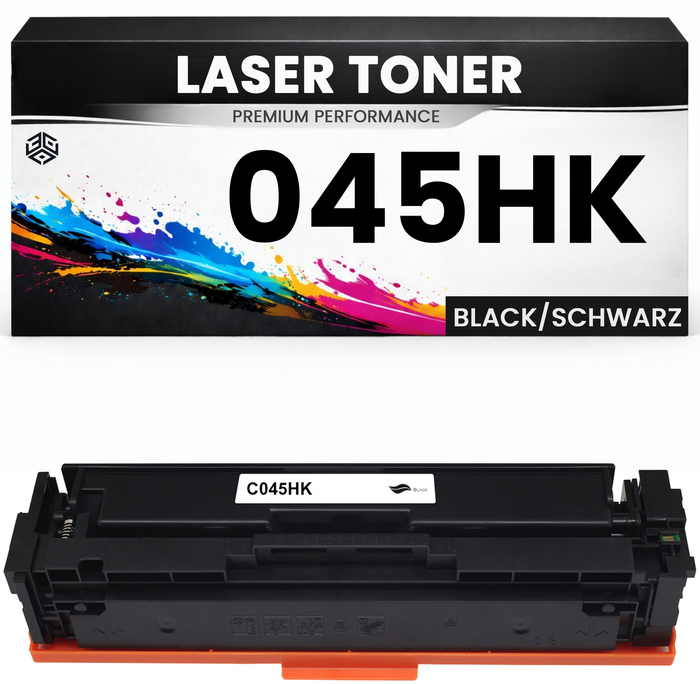 Toner kompatibel für Canon Cartridge 045HK / 1246C002 i-SENSYS LBP-611cn/613cdw i-SENSYS MF-631cdw/632cdw/633cdw/634cdw/635cx/636cdwt i-SENSYS LBP612cdw in Schwarz