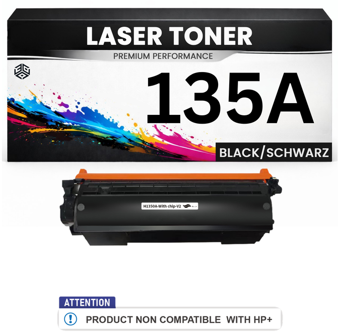 Toner kompatibel für HP W1350A(135A);NON COMPATIBLE WITH HP+ LaserJet M209dw/M209dwn Laserjet MFP M234dw/M234dwn/M234sdn/M234sdw in Schwarz