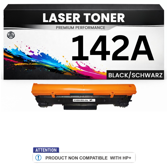 Toner kompatibel für HP W1420A(142A);NON COMPATIBLE WITH HP+ LaserJet MFP M139w/M140w/M110w in Schwarz
