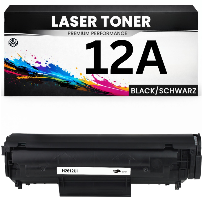 Toner kompatibel für HP Q2612A / Canon FX10 / 703 / FX9(12A) LaserJet 1010/1012/1015/1018/1020/1022/3015/3020/3030/3050/3050Z/3052/3055/M1005MFP/M1319MFP Canon FAX-L100/L140/L120/L160 i-Sensys MF4150