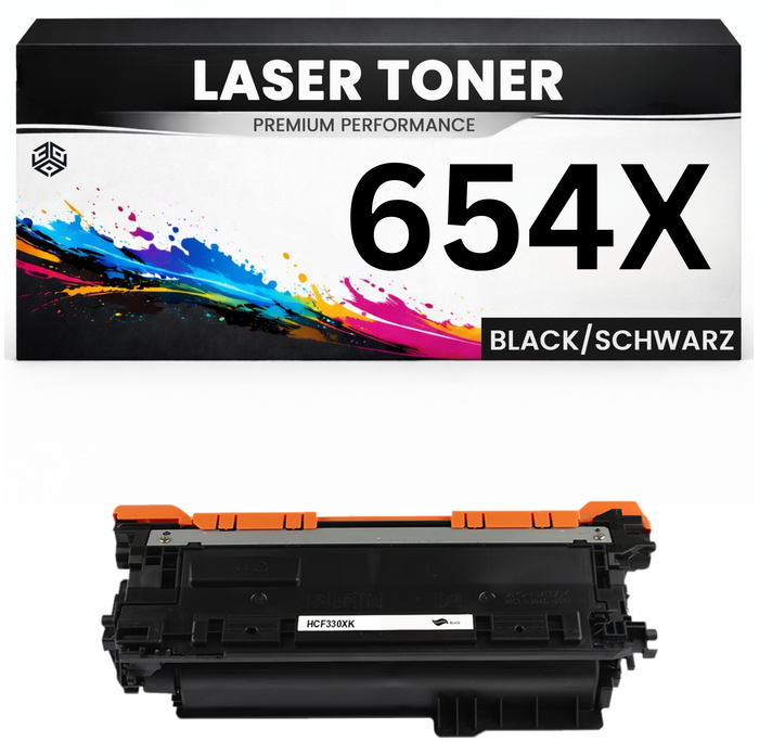 Toner kompatibel für HP CF330X(654X) Color LaserJet Enterprise M651dn/M651n/M651xh in Schwarz