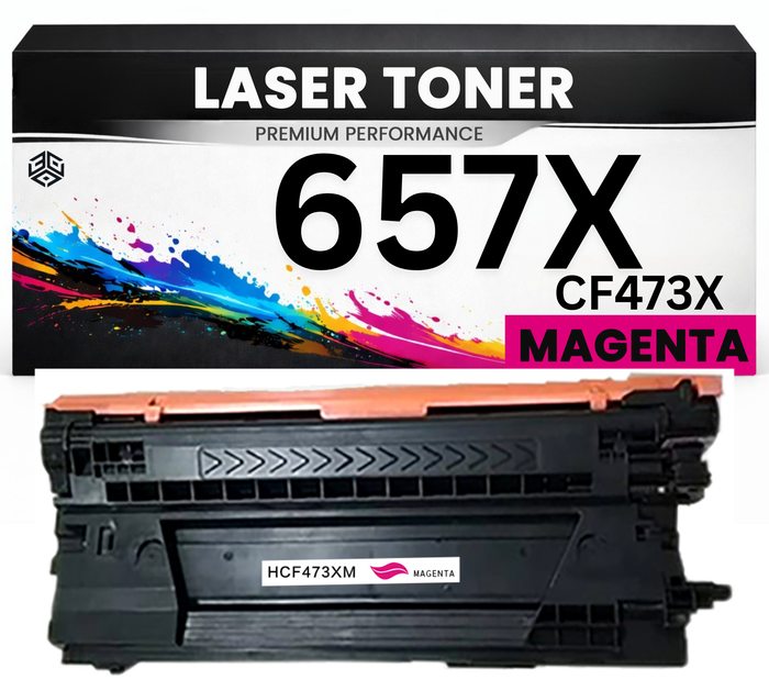XXL Toner kompatibel für HP CF473X(657X) Color LaserJet Enterprise MFP M681dh/MFP M681f/Flow MFP M681z/Flow MFP M682z in Magenta