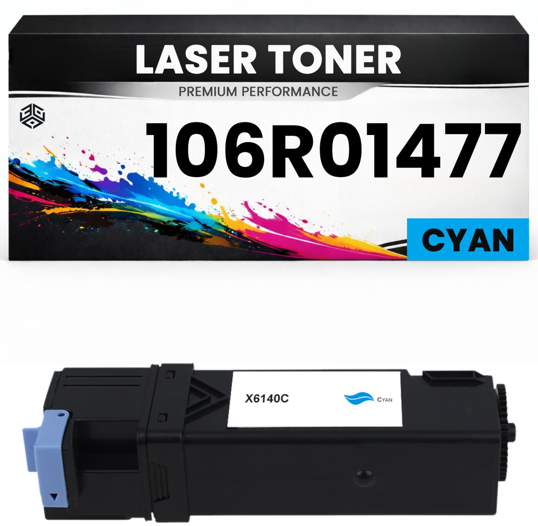 Toner 106R01477 Cyan für Xerox kompatibel hochwertige Premium Alternative für Xerox Phaser 6140, 6140DN, 6140N
