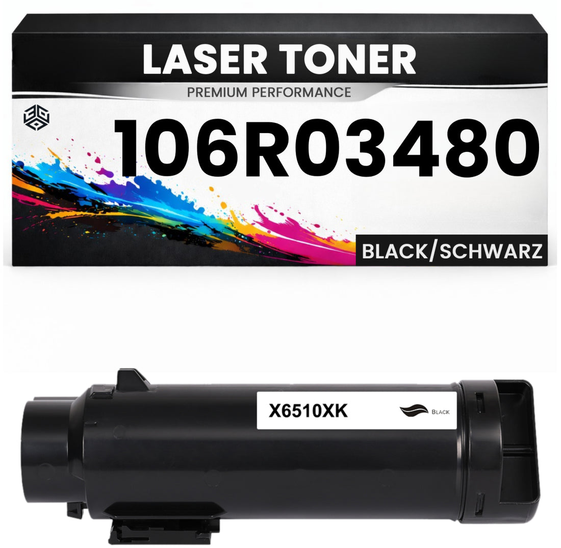 Toner 106R03480 für Xerox kompatibel Schwarz hochwertige Premium Alternative Phaser 6510DNI 6510DNM 6510DN 6510N WorkCentre 6515DNM 6515DN 6515DNI