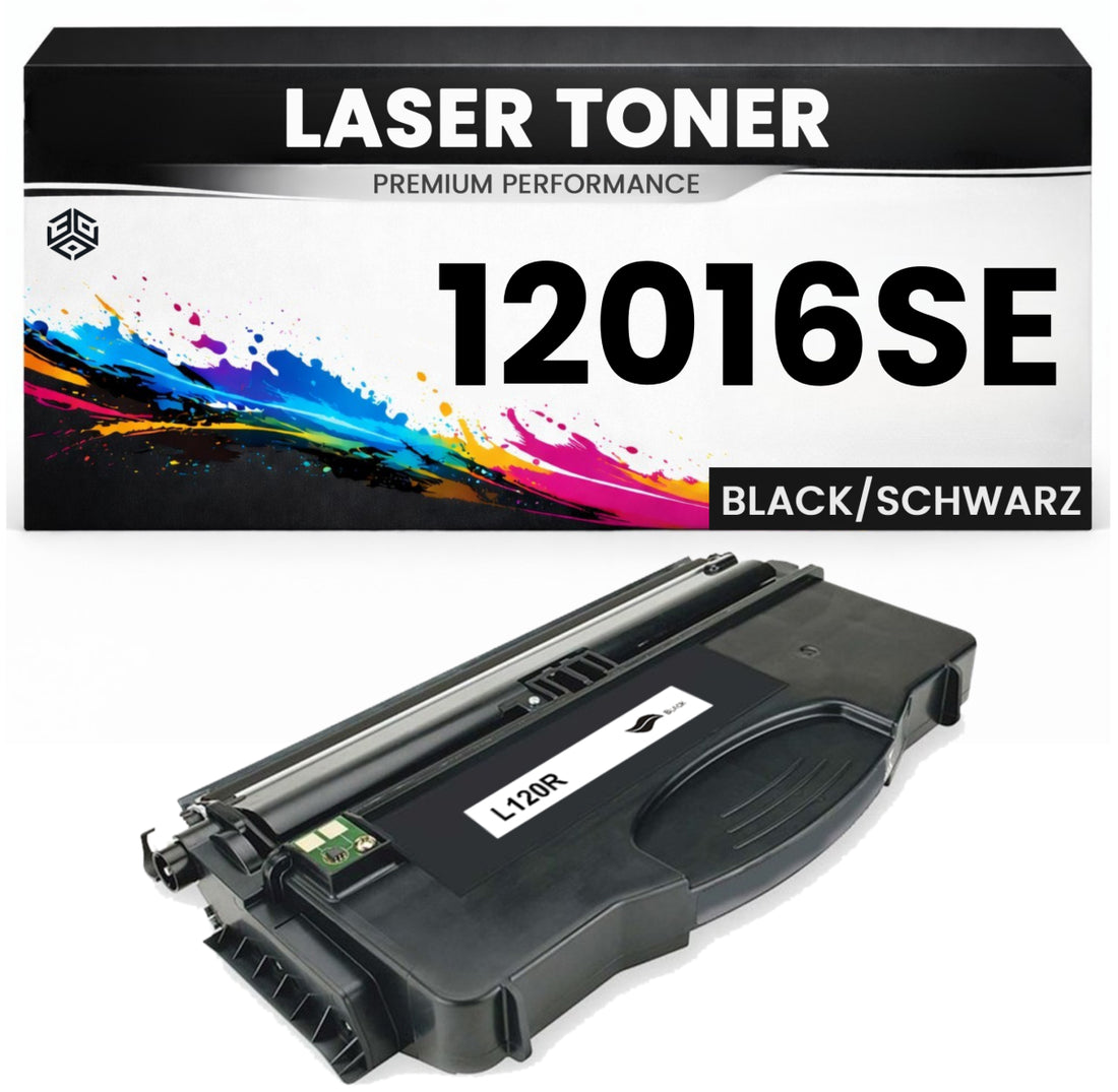 Toner 12016SE für Lexmark kompatibel Schwarz hochwertige Premium Alternative für Lexmark E120, E120N