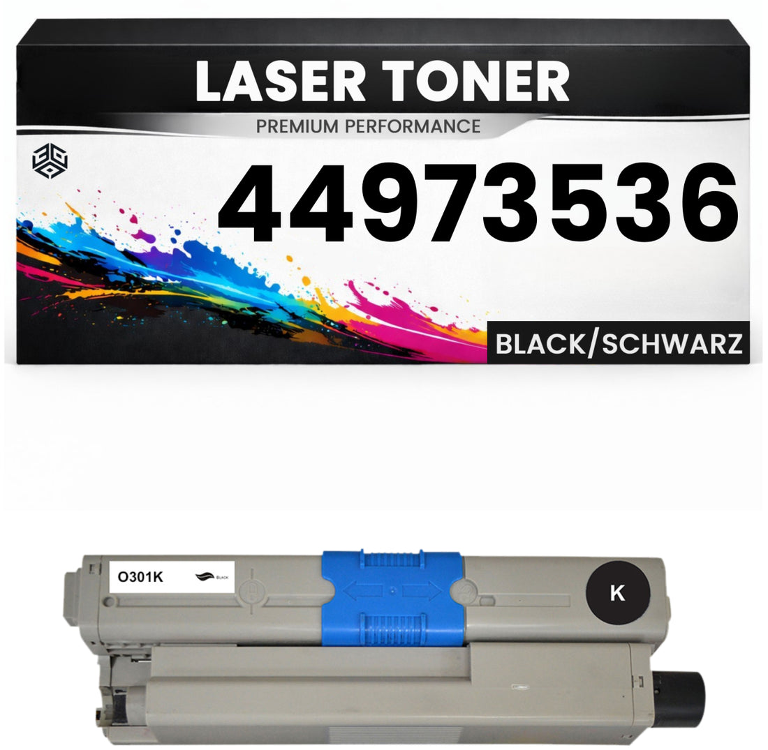 Toner 44973536 für OKI kompatibel Schwarz hochwertige Premium Alternative C301DN/321DN/321/301 MC342DN/332DN/342DNW/342DW/342W C321DN