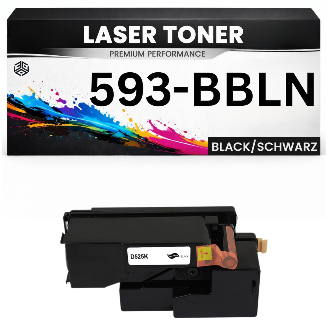 Toner 593-BBLN für Dell kompatibel Schwarz 593BBLN Premium Alternative Günstig für Dell E525W
