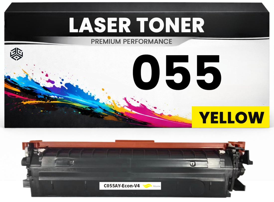 Toner Cartridge 055 Yellow Gelb für Canon 55 Premium Alternative Günstig imageCLASS MF742Cdw/744Cdw/746Cdw/746Cx/745CDW/741CDW/743Cdw MF744Cdw