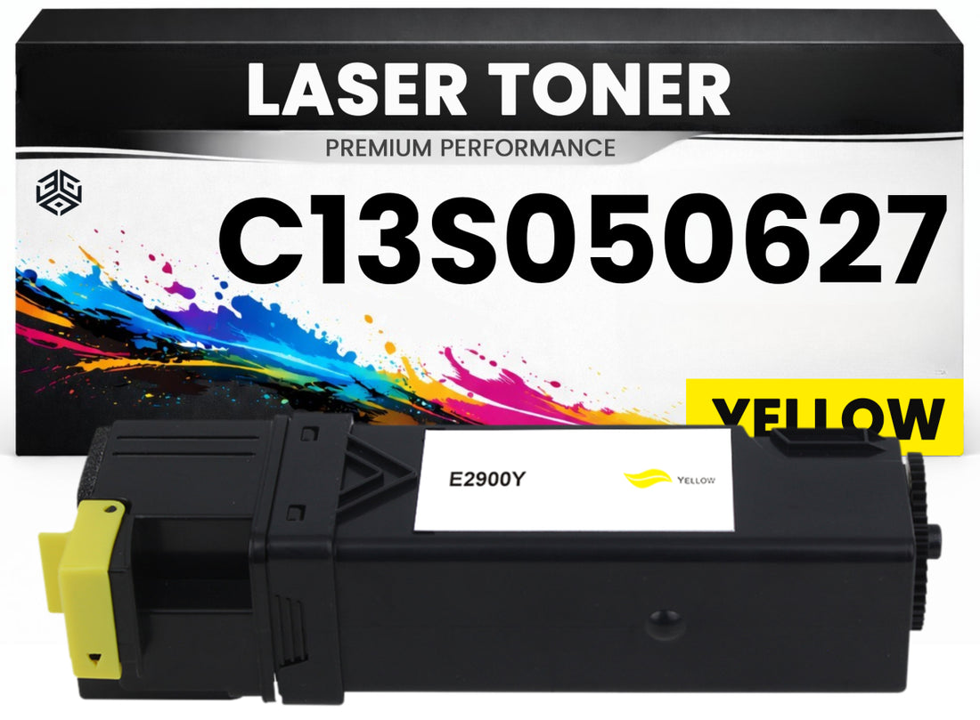 Toner kit C13S050627 Gelb für Epson hochwertig Premium Alternative 2500 S. für Epson AcuLaser C2900, CX29 series