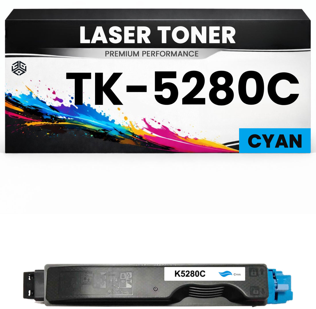 Toner TK-5280C Cyan für Kyocera TK5280C Premium Alternative Günstig für Kyocera ECOSYS M6235cidn, M6635cidn, P6235cdn
