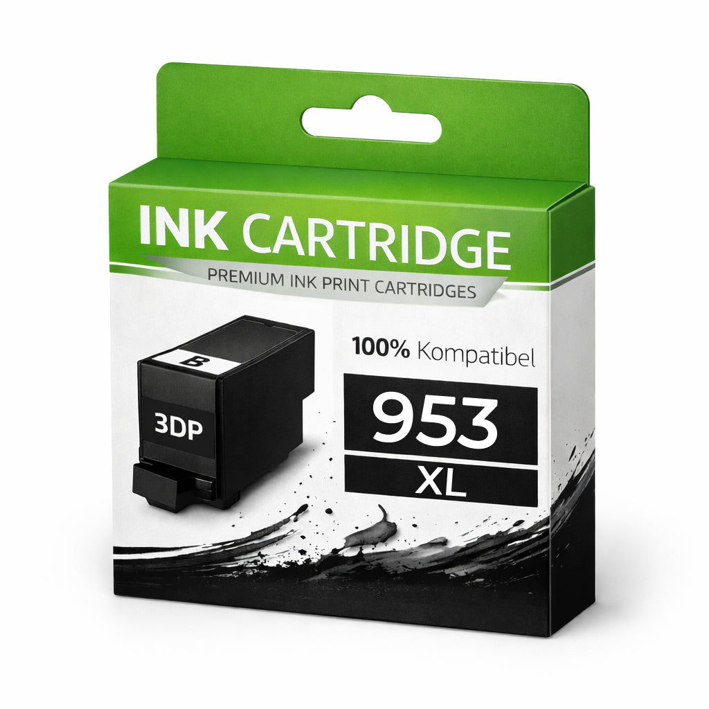 XL Tintenpatrone 953XLBK für HP kompatibel Schwarz L0S70AE Premium Patrone Officejet Pro 7720 7730 7740 8200 8210 8216 8218 8700 8714 8715 8716 8717