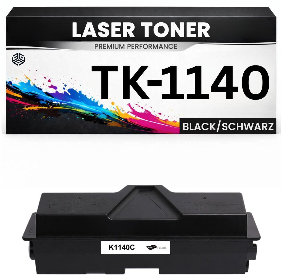 XL Toner TK-1140 für Kyocera Schwarz TK1140 hochwertige Alternative für Kyocera DP-1135MFP, FS-1135MFP, FS-1035MFP, Kyocera ECOSYS M2035dn, M2535dn
