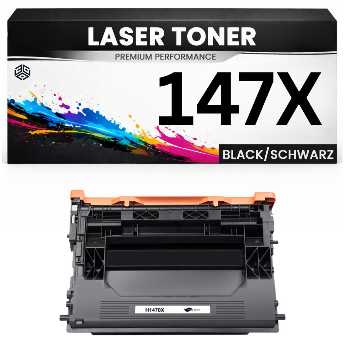 XXL Toner 147X für HP kompatibel Schwarz W1470X (nicht HP+) Tonerkartusche LaserJet Enterprise M610n/611dn/611x/612dn/612x/634h/635fht/635h M611dn