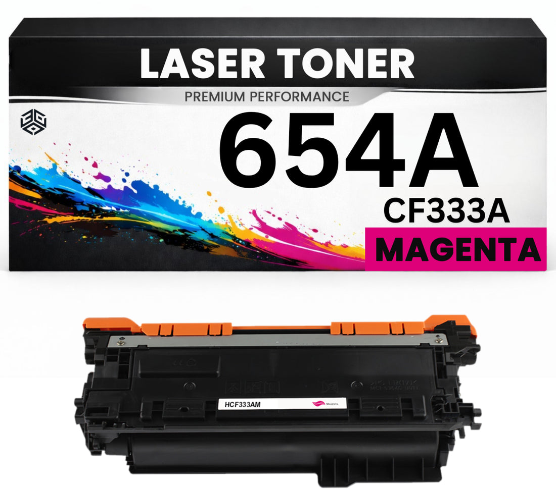 XXL Toner 654A für HP Magenta CF333A Premium Alternative Günstig für HP Color LaserJet Enterprise M651xh, M651n, M651dn