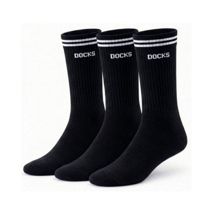 3 Paar DOCKS Socken Komfortbund Sport Tennis Socken Damen Herren
