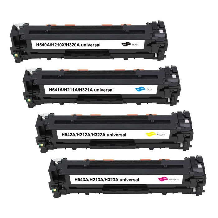 Toner kompatibel für HP CF210X / CB540A / CE320A / Cartridge 316K / Cartridge 331IIK LaserJet Pro 200 color M251n/M251nw MFP M276n/M276nw; 
HP Color LaserJet CP1215/CP1515N/CP1518NI CM1312/CM1312NFI;