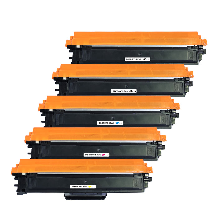 Toner kompatibel für Brother TN-247BK HL-L3210CW/L3230CDW/L3270CDW DCP-L3510CDW/L3517CDW/L3550CDW MFC-L3710CW/L3730CDN/3750CDW/L3770CDW in C/K/M/Y