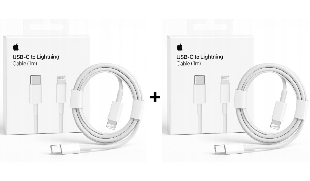 2x Original Apple Lightning USB-C Ladekabel 1m für iPhone 14 13 12 11 X Pro Max