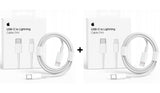 2x Original Apple Lightning USB-C Ladekabel 1m für iPhone 14 13 12 11 X Pro Max