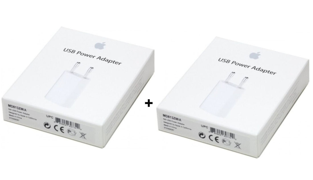 2x Original Apple USB Netzteil Ladegerät Stecker A1400 f. iPhone 8 7 6 6s Plus 5