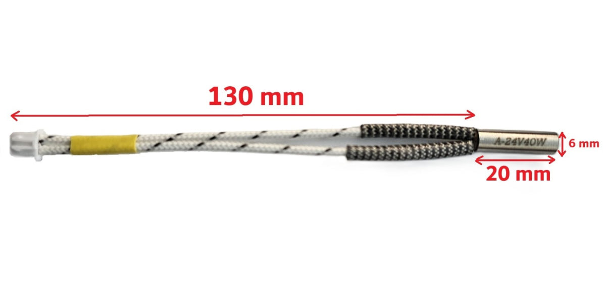 3D-Drucker Heizpatrone 24V 40W Heater Cartridge Artillery J-Head V6 Anycubic I3