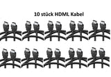 10 x HDMI Kabel 1,8m HighSpeed Ethernet 4K FullHD HDR 3D für TV PC BEAMER Laptop