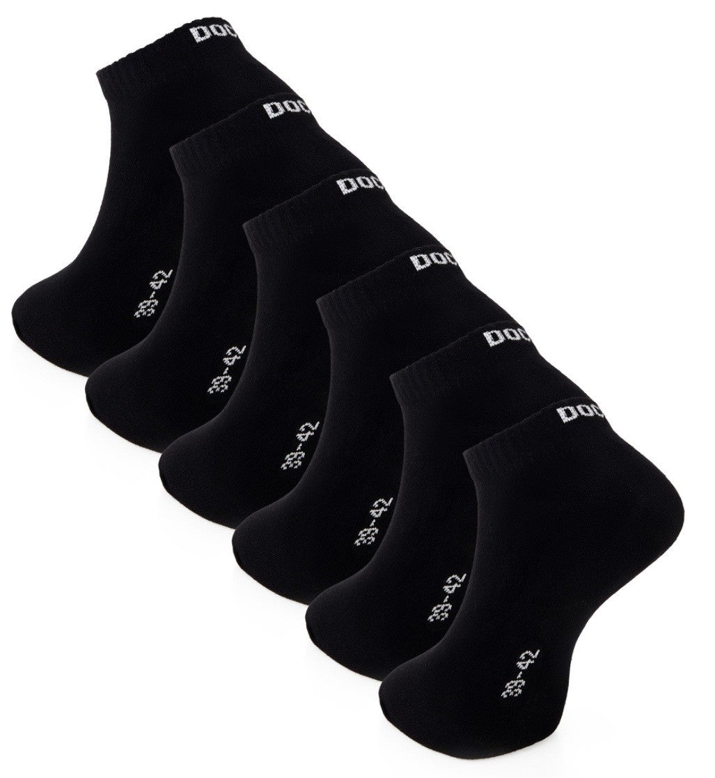 DOCKS Socken Sneaker Socken Baumwolle Weiß Schwarz Größen 35-38 39-42 43-46