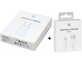Original Apple USB Lightning 2m Ladekabel + Ladegerät iPhone XS 12 13 14 Pro Max