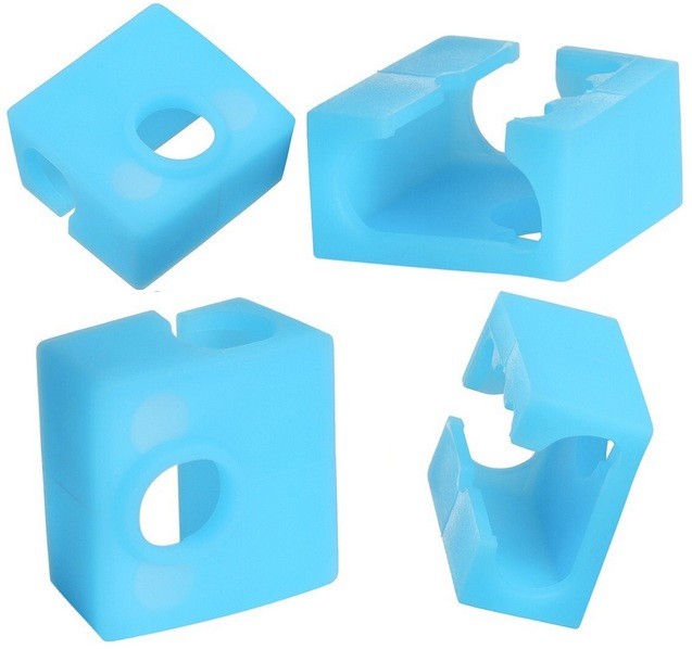4 x Silikonsocken Schutz für MK8/MK9 Heizblock, z. B. Ender 3, CR-10, CR10S