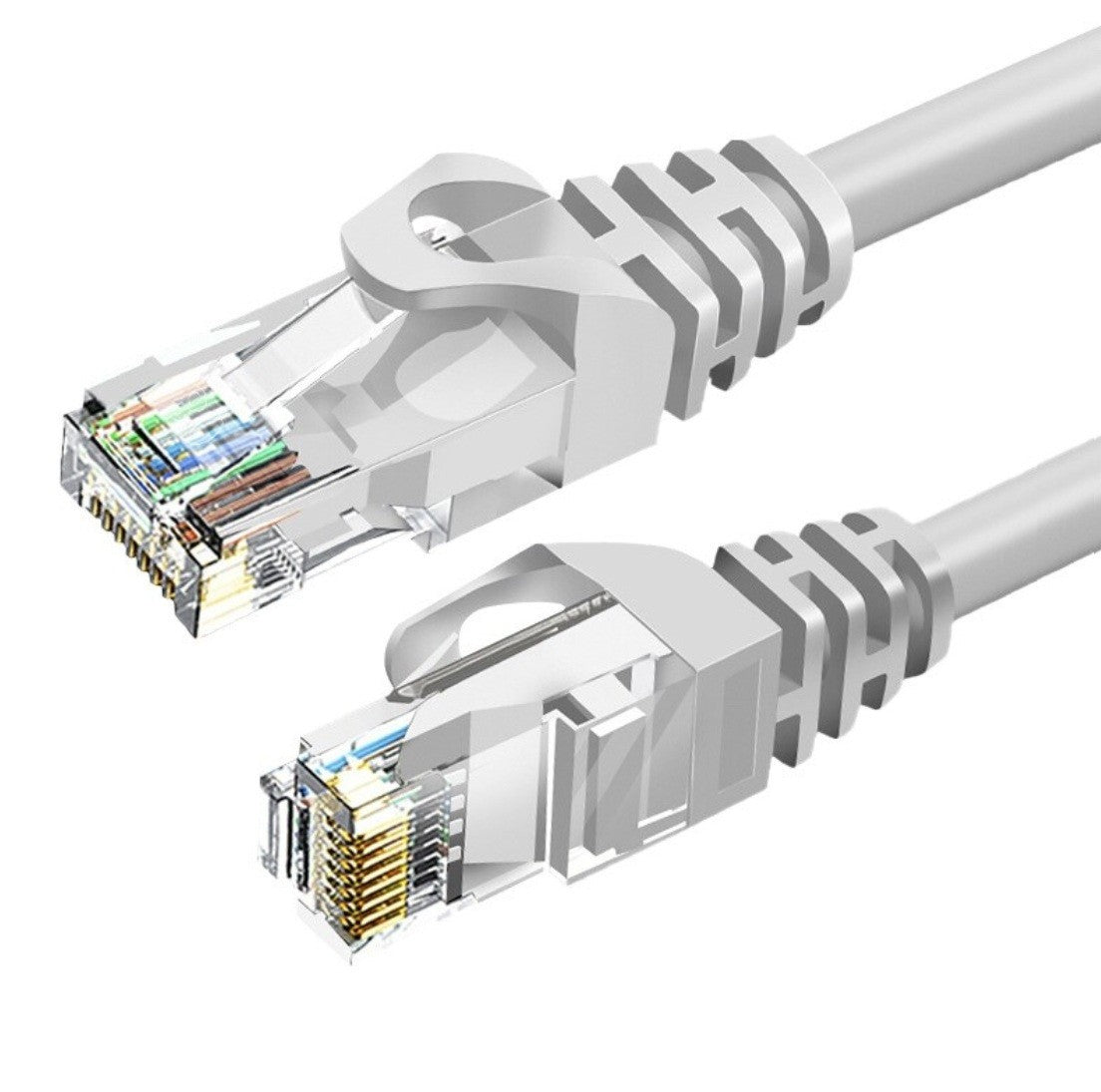 CAT6 Kabel S/FTP Patchkabel RJ45 DSL LAN Netzwerk Ethernet Kabel grau 1m- 15m