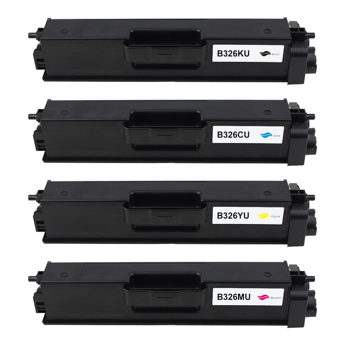 Toner kompatibel für Brother TN-326BK / C / M / Y / TN-325BK / C / M / Y HL-4140CD/4150CDN/4570CDW/4570CDWT/L8250CDN/L8350CDW/L8350CDWT MFC-8650CDW/L8850CDW/9460CDN/9465CDN/9970CDW DC in C/K/M/Y