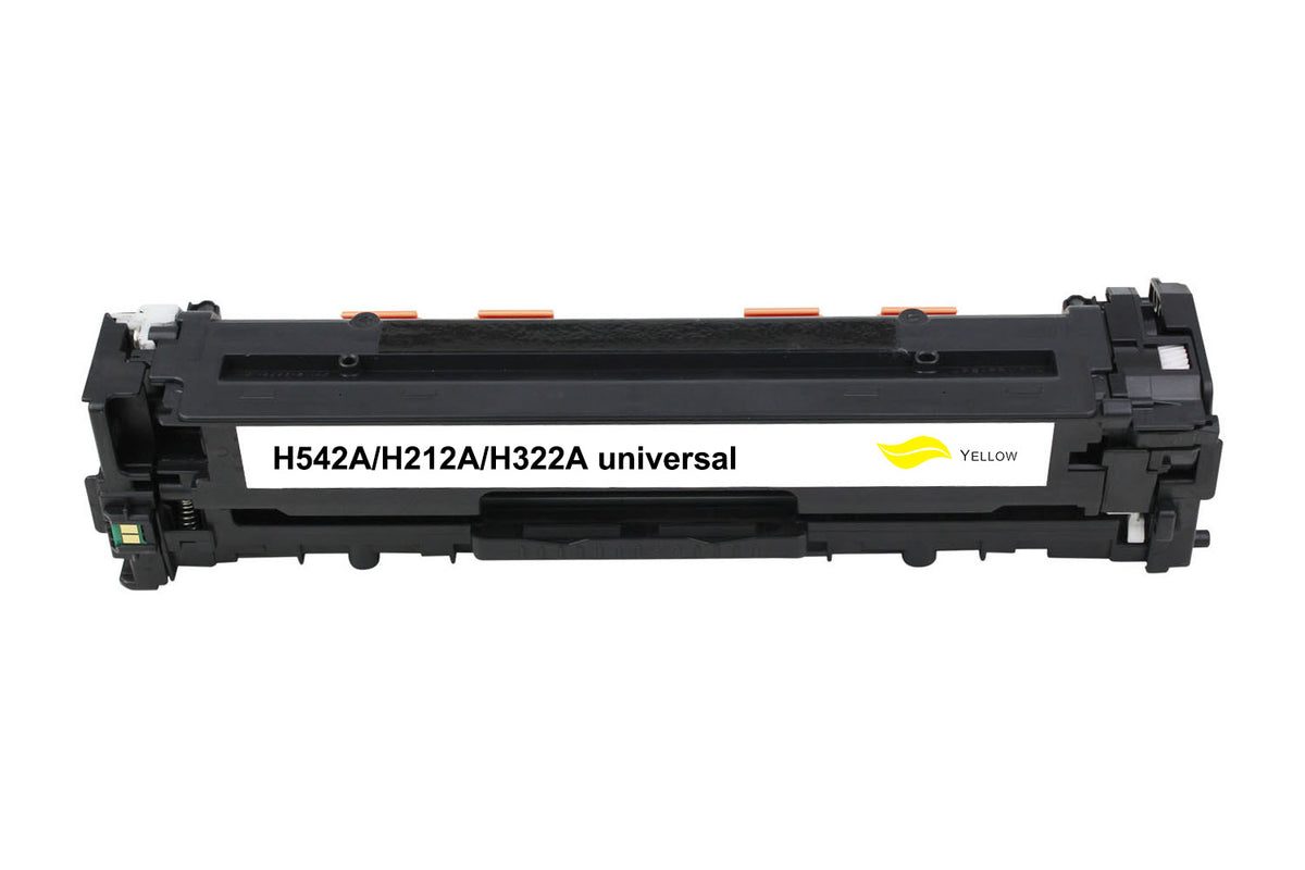 Toner kompatibel für HP CF212A / CB542A / CE322A / Cartridge 716Y / Cartridge 731Y LaserJet Pro 200 color M251n/M251nw MFP M276n/M276nw Color LaserJet CP1215/CP1515N/CP1518NI CM1312/CM1312NFI