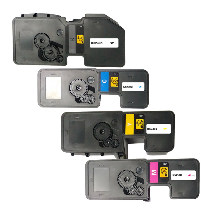 Toner kits kompatibel für Kyocera TK-5230K / C / M / Y ECOSYS M5521cdn/M5521cdw/P5021cdn/P5021cdw in C/K/M/Y