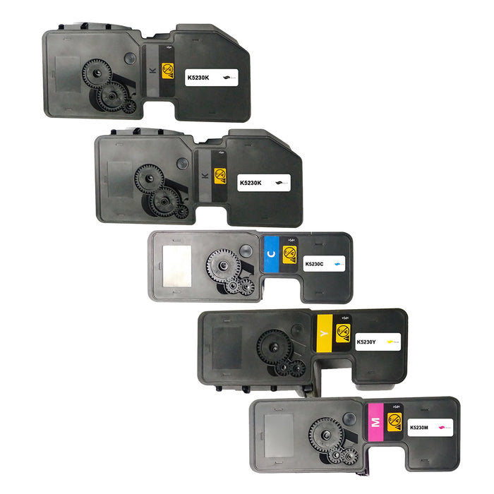 Toner kits kompatibel für Kyocera TK-5230K / C / M / Y ECOSYS M5521cdn/M5521cdw/P5021cdn/P5021cdw in C/K/M/Y