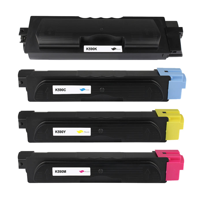 Toner kits kompatibel für Kyocera TK-590K / C / M / Y FS-C2026/2126/2526/2626/C5250DN M6526cdn/M6026cidn/M6526cidn P6026cdn in C/K/M/Y