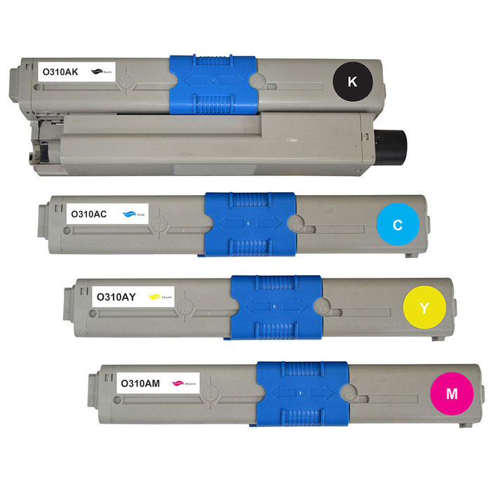 Toner kits kompatibel für OKI 44469803 / 44469704 / 44469706 / 44469705 data C310dn/C330dn/C331dn/C510dn/C511dn/C530dn/C531dn;MC351/MC352DN/MC361MFP/MC362DN/MC362W/MC561/MC562/MC562dn/MC562dnw/MC562w