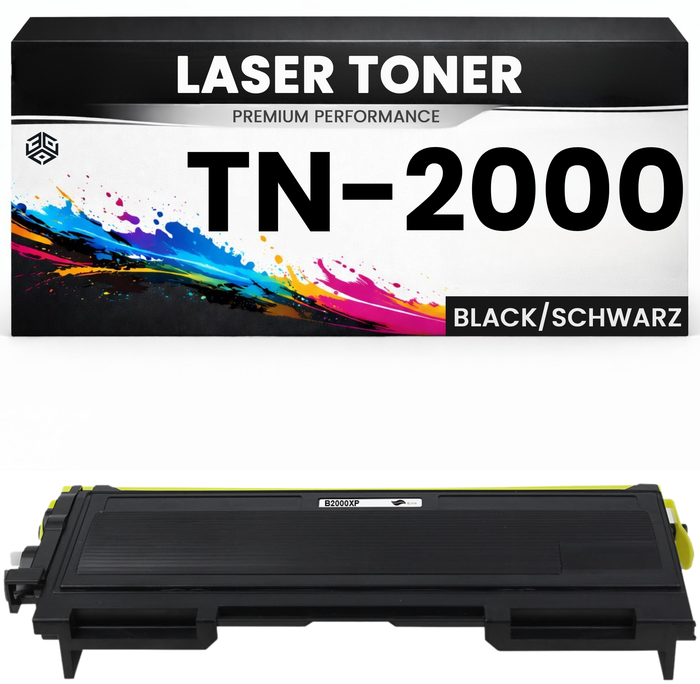 XXL Toner kompatibel für Brother TN-2000 HL-2030/2030R/2040/2070N/2070NR/2045/2075N/2035/2037/2035R DCP-7020/7010/7010L/7025 IntelliFax-2820/2825/2850/2910/2920 MFC-7220/7225N/7420/7820/7820N;Lenovo