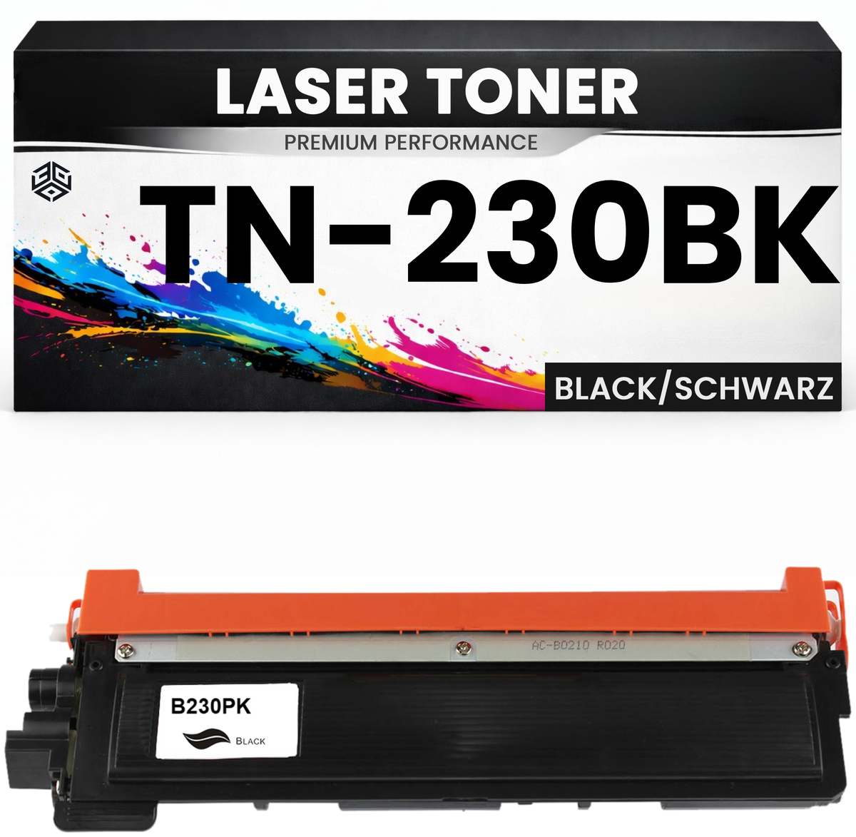 2 x Toner TN-230BK hochwertige Brother alternative Schwarz TN230 kompatibel günstig für HL-3040CN/3070CW/3045CN/3075CW MFC-9320CW/9010CN/9120CW HL-3070CW