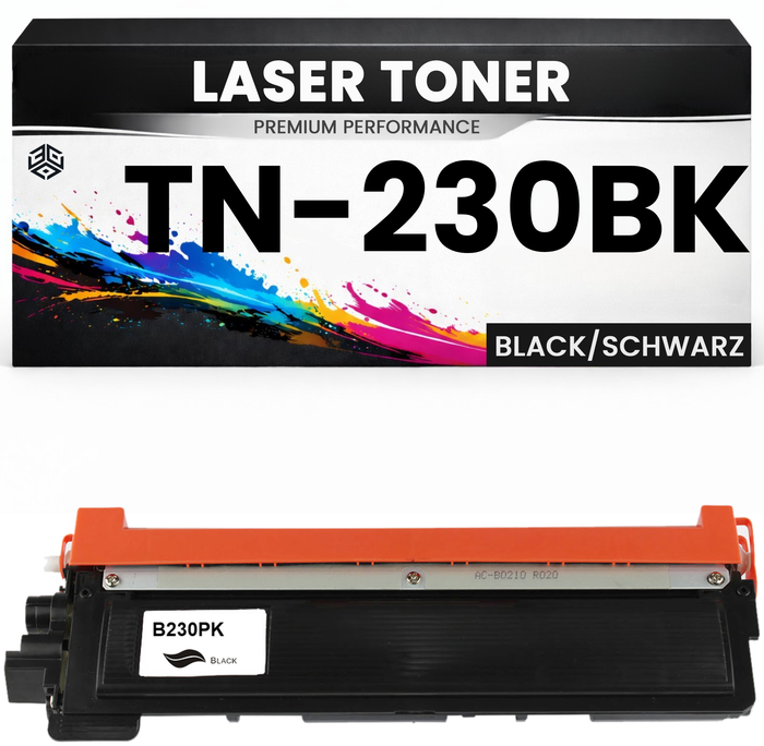 2 x Toner TN-230BK hochwertige Brother alternative Schwarz TN230 kompatibel günstig für HL-3040CN/3070CW/3045CN/3075CW MFC-9320CW/9010CN/9120CW HL-3070CW