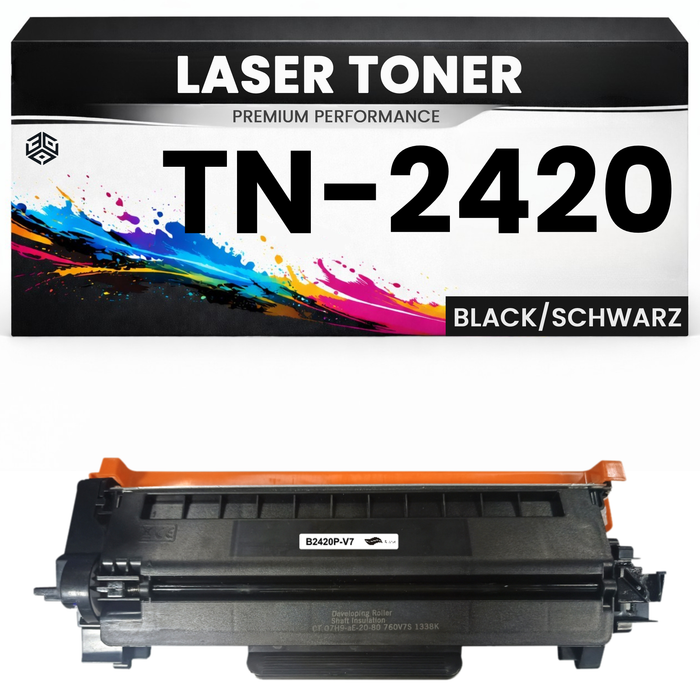 XL Toner kompatibel für Brother TN-2420 HL-L2350DW/L2310D/L2357DW/L2375DW/L2370DN MFC-L2710DN/L2710DW/L2730DW/L2750DW DCP-L2510D/L2530DW/L2537DW/L2550DN in Schwarz