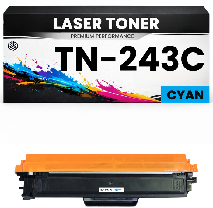 Toner kompatibel für Brother TN-243C HL-L3210CW/L3230CDW/L3270CDW DCP-L3510CDW/L3517CDW/L3550CDW MFC-L3710CW/L3730CDN/3750CDW/L3770CDW in Cyan