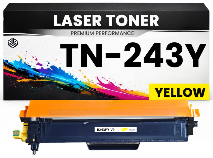 Toner kompatibel für Brother TN-243Y HL-L3210CW/L3230CDW/L3270CDW DCP-L3510CDW/L3517CDW/L3550CDW MFC-L3710CW/L3730CDN/3750CDW/L3770CDW in Gelb