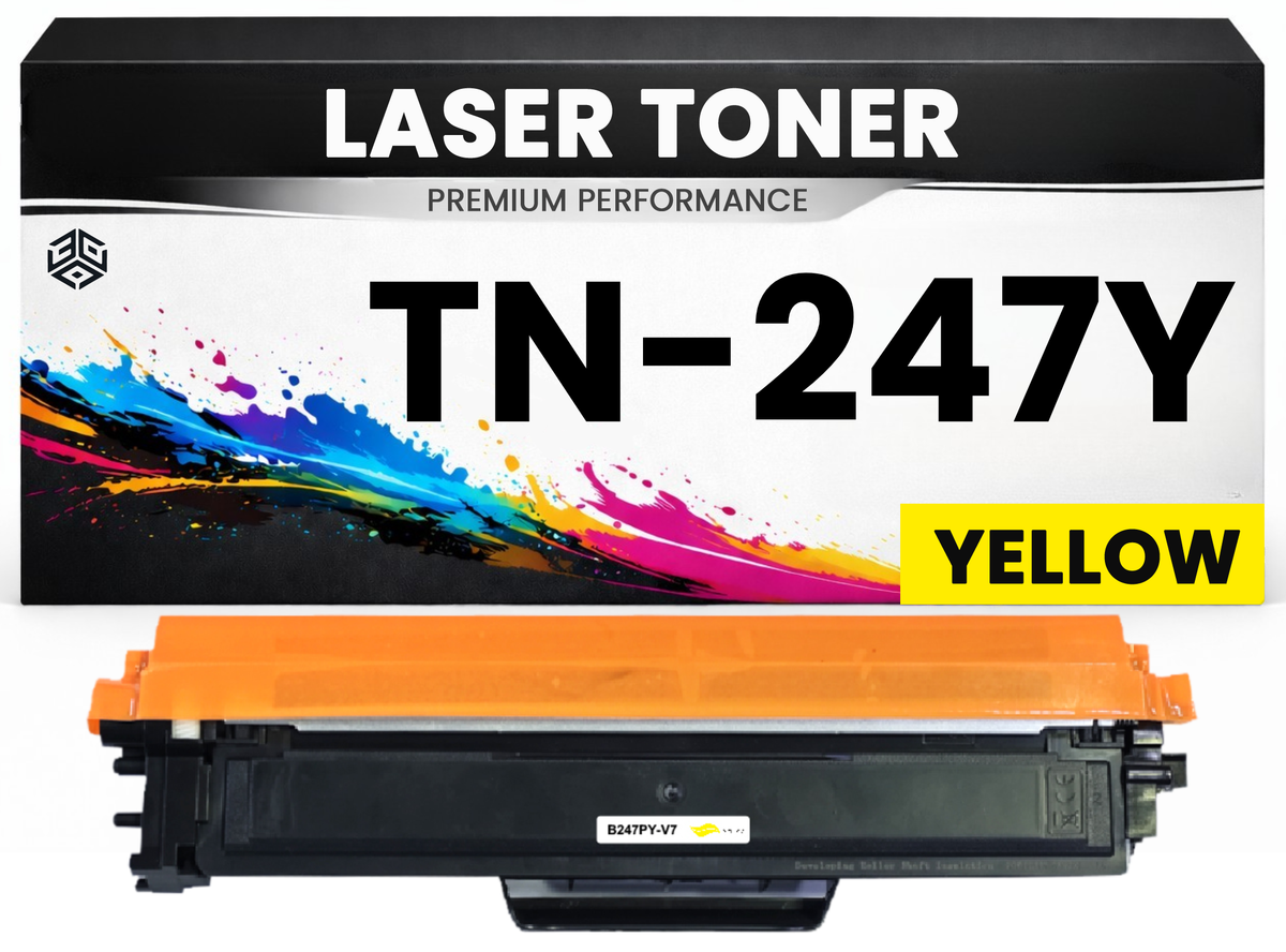 Toner kompatibel für Brother TN-247Y HL-L3210CW/L3230CDW/L3270CDW DCP-L3510CDW/L3517CDW/L3550CDW MFC-L3710CW/L3730CDN/3750CDW/L3770CDW in Gelb