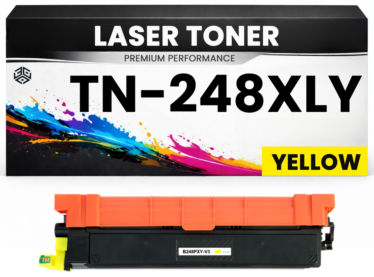 XXL Toner TN-248XLY Gelb hochwertige Brother alternative TN248XLY Premium für HL-L3215cw/3220cwe/3220cw/3240cdw/8230cdw/8240cdw DCP-L3515cdw
