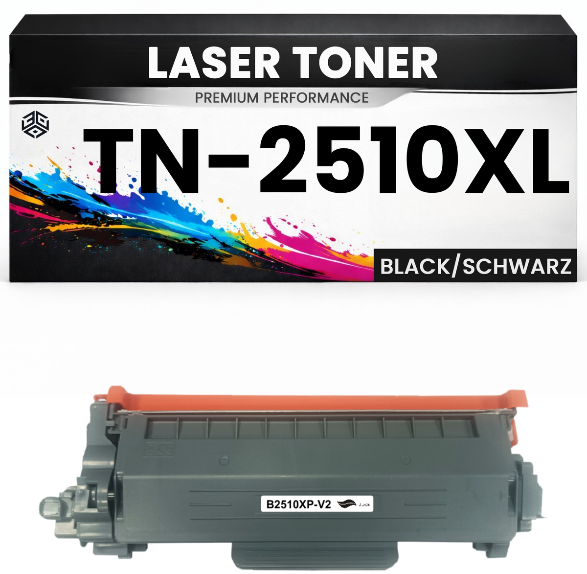Toner kompatibel für Brother TN-2510XL HL-L2400DW/L2400DWE/L2445DW/L2447DW/L2865DW DCP-L2620DW/L2627DW/L2627DWXL/L2627DWE/L2660DW/L2665DW MFC-L2800DW/L2827DW/L2827DWXL /L2835DW/L2860DW/L2860DWE in