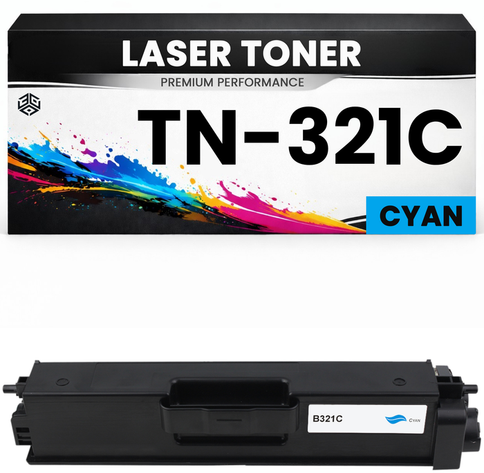 Toner kompatibel für Brother TN-321C HL-L8250CDN/L8350CDW/L8350CDWT MFC-L8600CDW/L8850CDW in Cyan