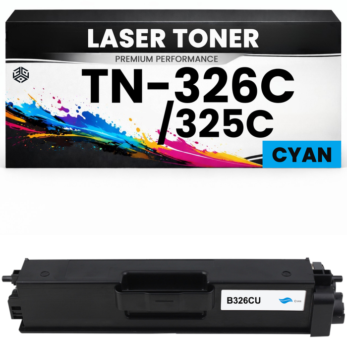 Toner kompatibel für Brother TN-326C / TN-325C HL-4140CD/4150CDN/4570CDW/4570CDWT/L8250CDN/L8350CDW/L8350CDWT MFC-L8650CDW/L8850CDW/9460CDN/9465CDN/9970CDW DCP-9055CDN/9270CDN/L8400CDN/L8450CDW in