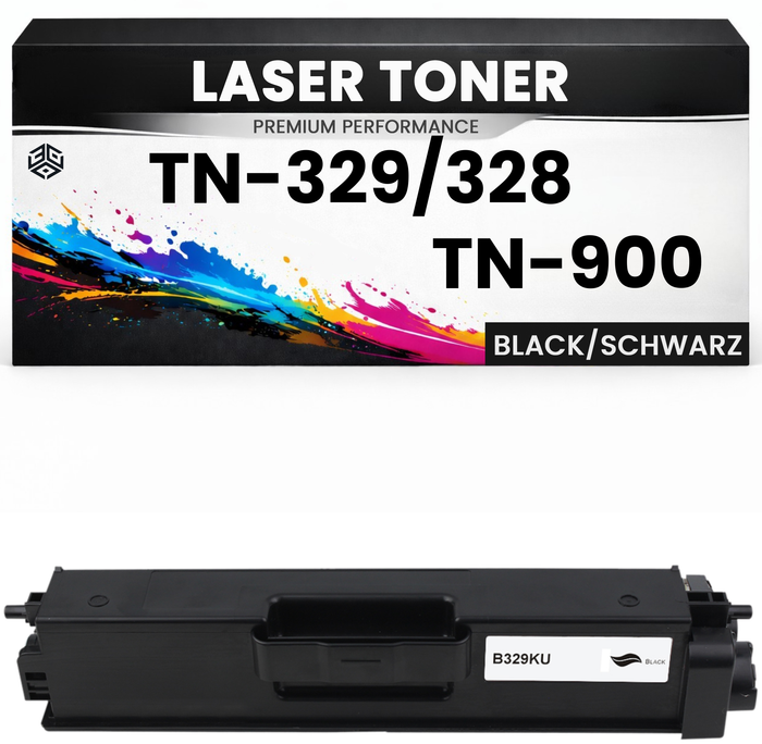 Toner kompatibel für Brother TN-329BK / TN-328BK / TN-900BK HL-4150CDN/4570CDW/4570CDWT/L8350CDW/L9200CDWT/L9200CDW MFC-9460CDN/9560CDW/9970CDW/L8850CDW/L9550CDWT/L9550CDW DCP-L8450CDW/9270CDN in
