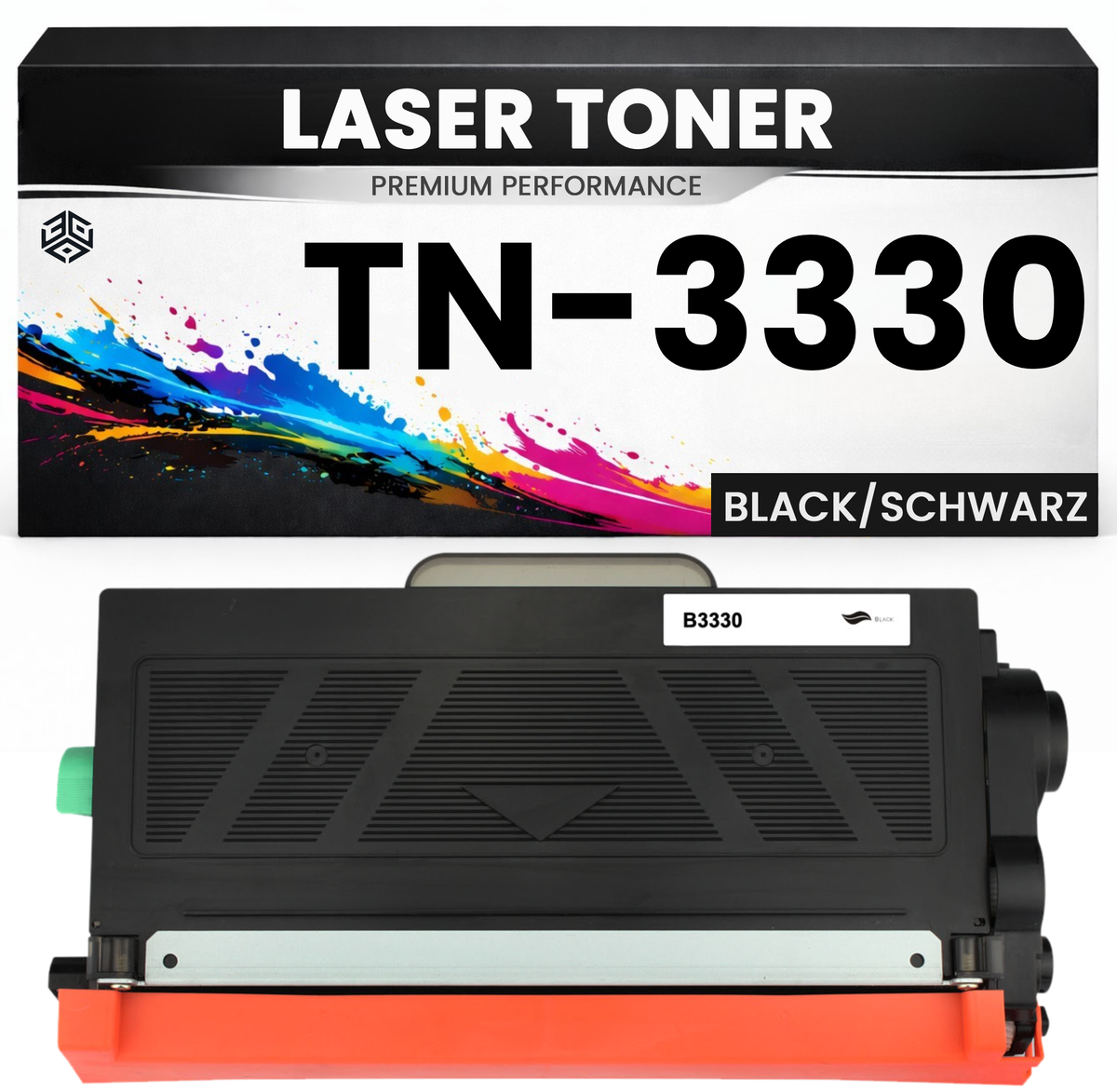 2 x Toner TN-3330 für Brother kompatibel Schwarz TN3330 Premium Alternative 3000 S. DCP-8110DN/8250DN/8150DN/8155DN HL-5440D/5450DN/5450DNT